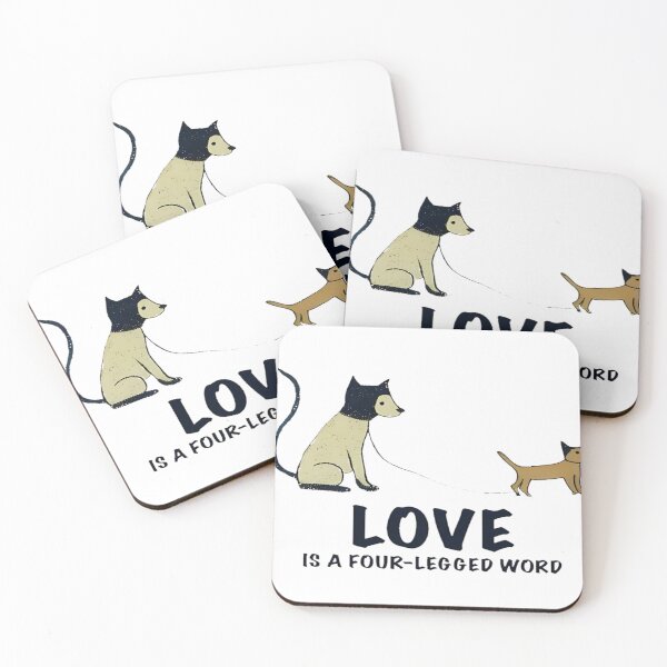 Item preview, Love is a four-legged word for animals lovers Classic T-Shirt designed and sold by Othinus.