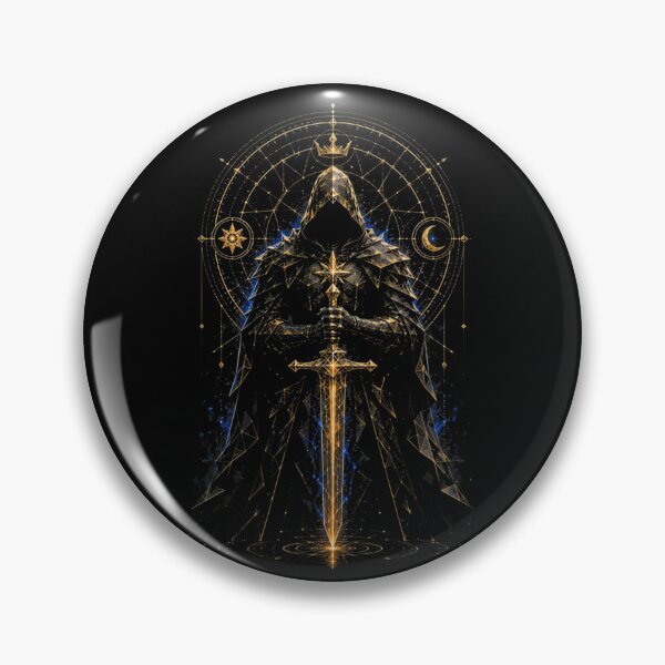 Item preview, Copy of Dark Fantasy Hooded Dark Knight Art designed and sold by Inner Flame Studio.