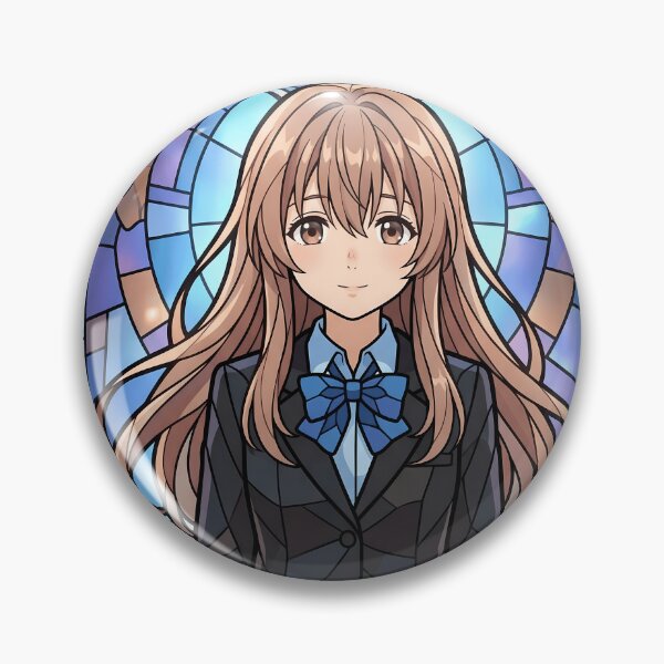 Item preview, Shouko Nishimiya A Silent Voice Blue School Stained Glass designed and sold by mildaclairmo.