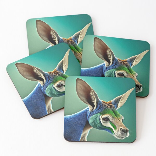 Item preview, Coloured Kangaroo designed and sold by Blackadder Photography.