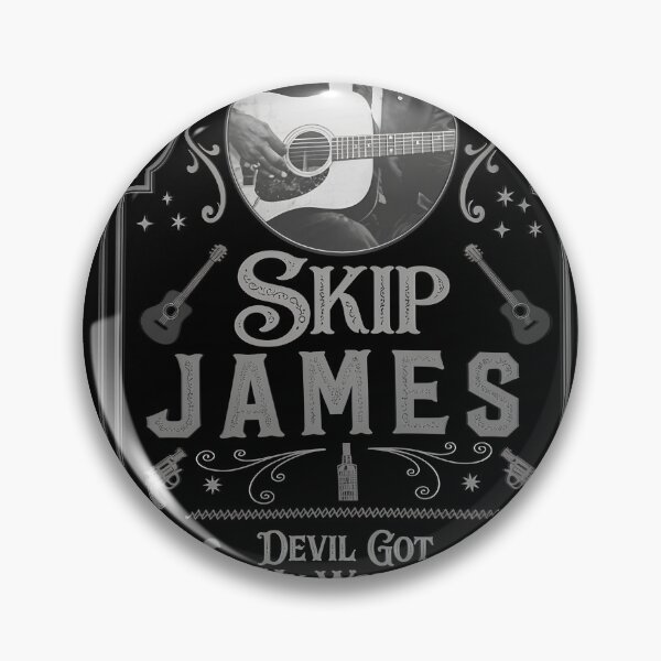Item preview, Skip James David Got My Woman Emblem Design designed and sold by PlanetSerpo.