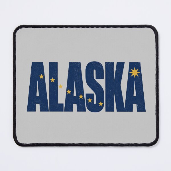Item preview, Alaska State Flag Typography – Vintage Star Design designed and sold by SimplyJasper.