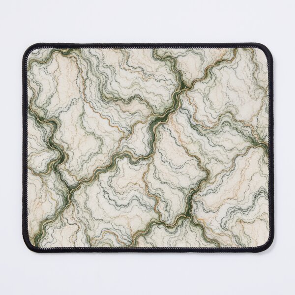 Item preview, Topographic Marble Vein Pattern | Seamless Green & Gold Natural Stone Texture designed and sold by AnimalAirtistry.