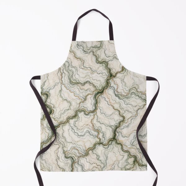 Item preview, Topographic Marble Vein Pattern | Seamless Green & Gold Natural Stone Texture designed and sold by AnimalAirtistry.