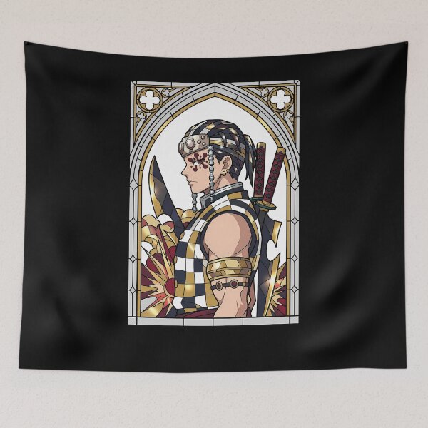 Item preview, Tengen Uzui Demon Slayer Regal Window Stained Glass designed and sold by mildaclairmo.