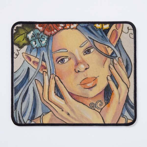 Item preview, Lady Nymph of the Forest looking away designed and sold by TheMuseMirage.