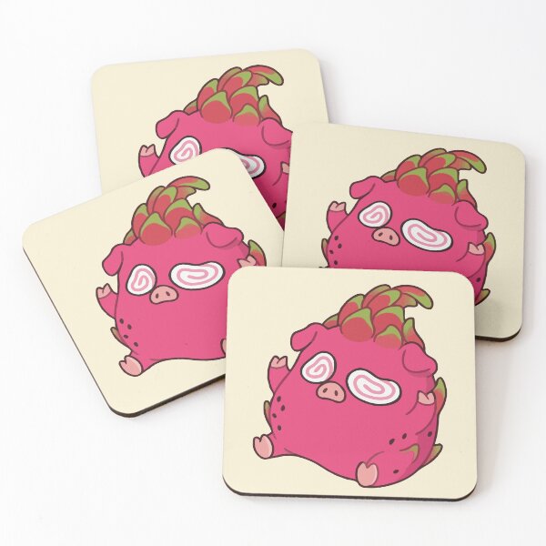 Item preview, Dizzy Dragon Fruit Pig designed and sold by Gkinoki.