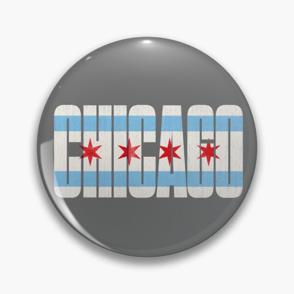 Item preview, Chicago Flag Typography – Vintage City Pride Design designed and sold by SimplyJasper.