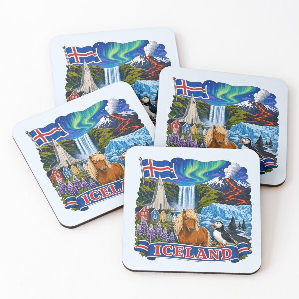 Item preview, Iceland - Northern Lights, Wildlife and Landmarks designed and sold by Myra365Art.