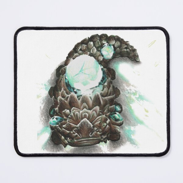 Item preview, Glowing Crystal Stone Lizard Fantasy Illustration designed and sold by CuervoRonronero.