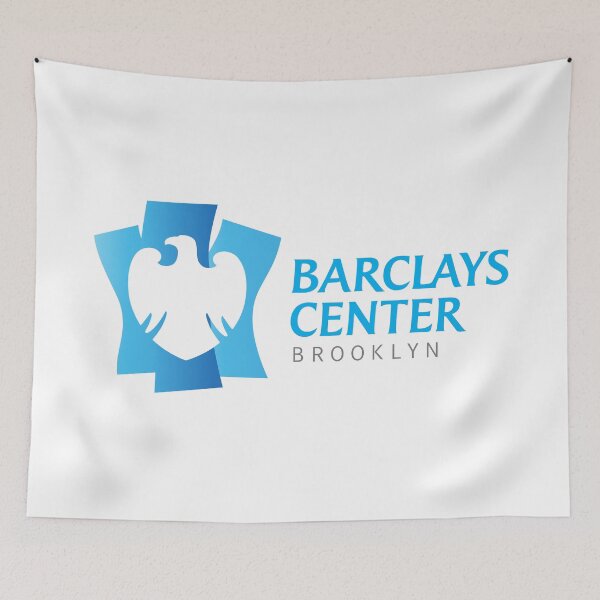 Item preview, Colorful Barclays Center Naive Art Poster designed and sold by Heerwhiteshirt.