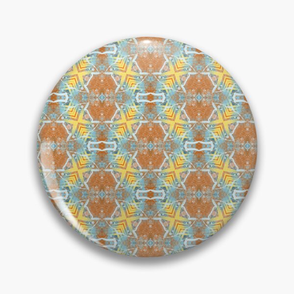 Item preview, Abstract Geometric Pattern in Yellow, Orange and Blue designed and sold by SweetLilith.