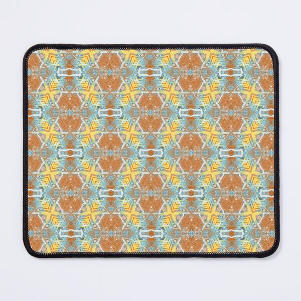Item preview, Abstract Geometric Pattern in Yellow, Orange and Blue designed and sold by SweetLilith.