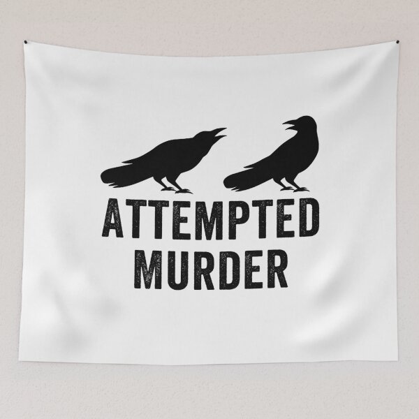 Item preview, Attempted Murder, True Crime Fan designed and sold by aponwao.