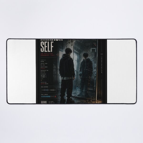 Item preview, MIRROR SELF | Psychological Wall Art Print | Dark Surreal Poster designed and sold by VANTALAB.