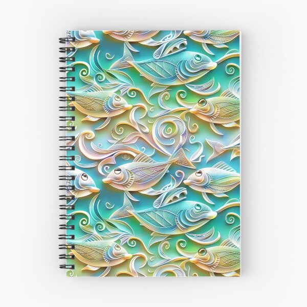 Item preview, School of fish designed and sold by FoldedRainbow.