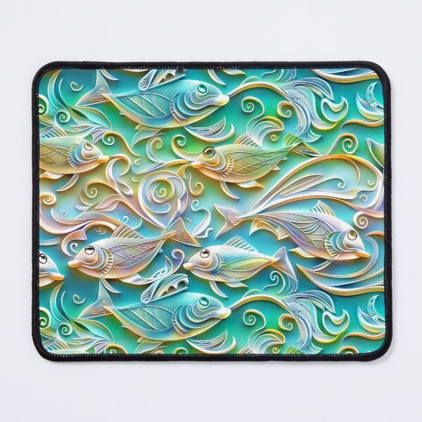 Item preview, School of fish designed and sold by FoldedRainbow.