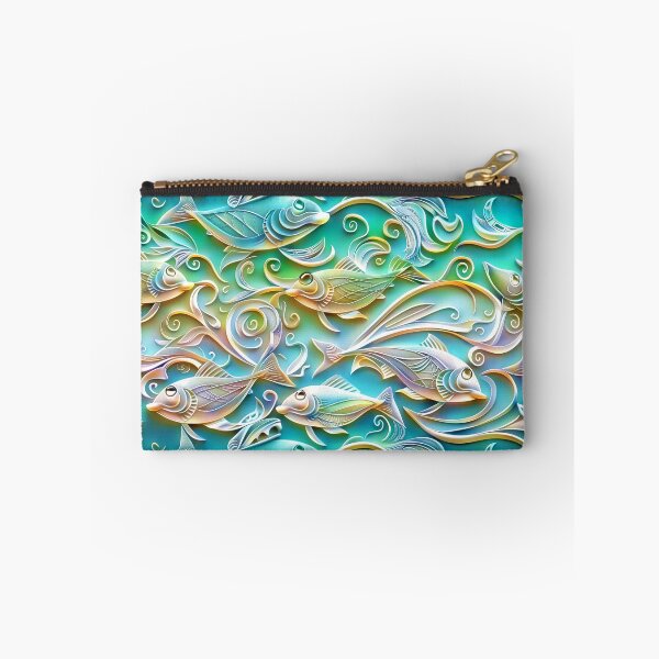 Item preview, School of fish designed and sold by FoldedRainbow.