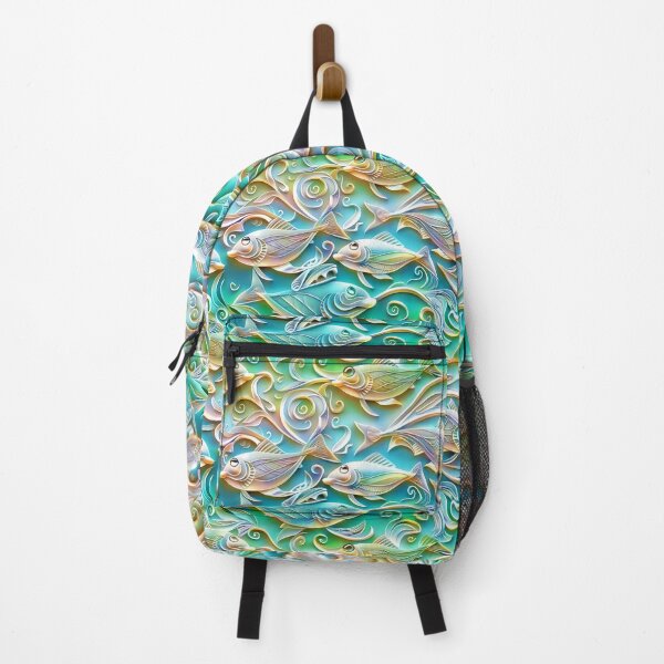 Item preview, School of fish designed and sold by FoldedRainbow.