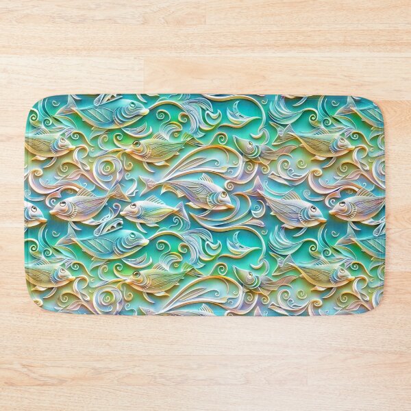 Item preview, School of fish designed and sold by FoldedRainbow.