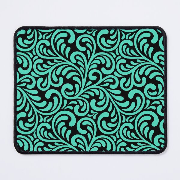 Item preview, Swirl Teal Pattern designed and sold by ViaARTfactory.