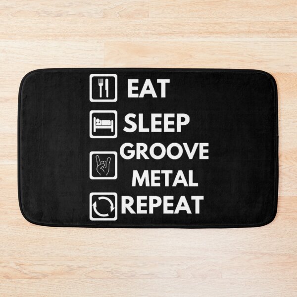 Item preview, Eat sleep groove  metal repeat essential tshirt. designed and sold by JonHenr.