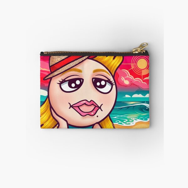 Item preview, Pattie Shrimp Princess of the Shrimp Kingdom Summer Vibe Aesthetic Retro Beach Surreal Art designed and sold by Japan Cyberpunk Universe & Surreal Characters.