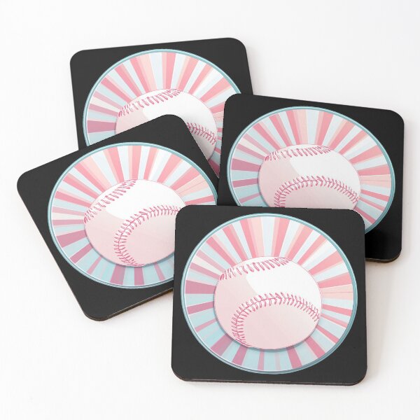 Item preview, Baseball on Pink Background designed and sold by rustonpoldoks.