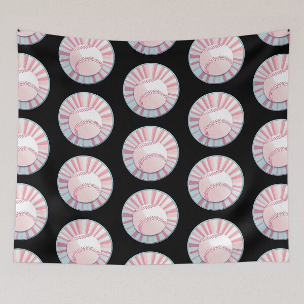 Item preview, Baseball on Pink Background designed and sold by rustonpoldoks.