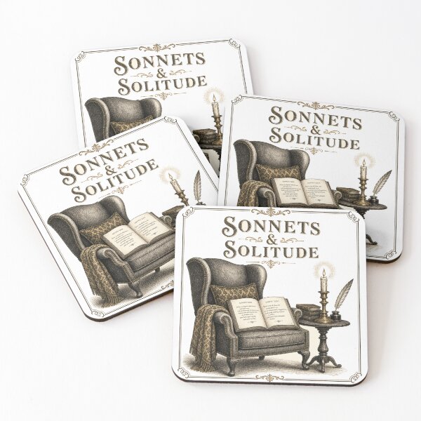 Item preview, Sonnets & Solitude Antique Book Printing Poetry Design designed and sold by BoosterShop.