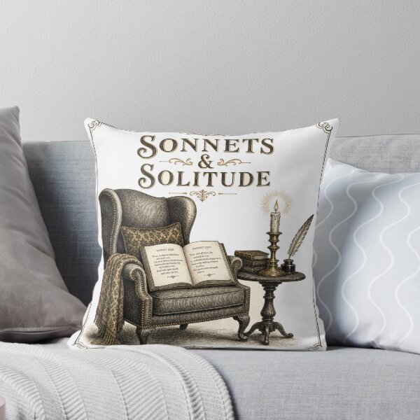Item preview, Sonnets & Solitude Antique Book Printing Poetry Design designed and sold by BoosterShop.