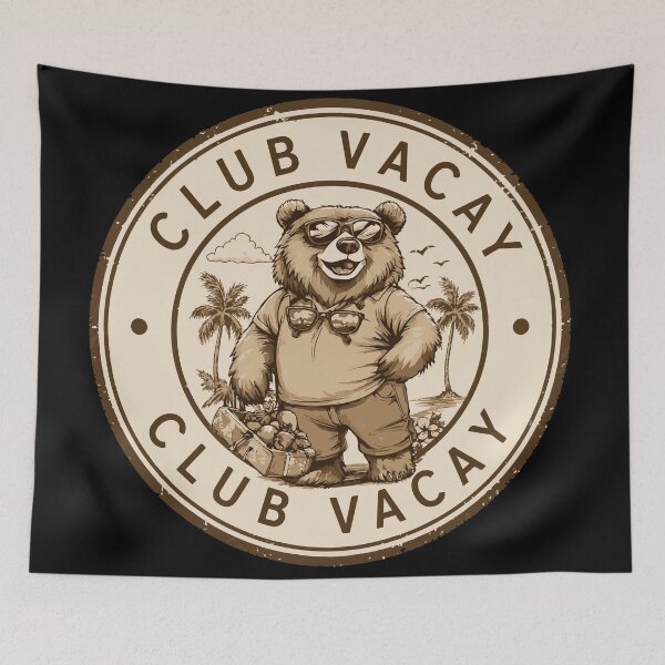 Item preview, Club Vacay Bear designed and sold by ClubVacay.