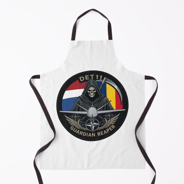 Item preview, Royal Netherlands Air Force Detachment 11 MQ-9 Reaper NATO Deployment Patch designed and sold by CharlieDesings.