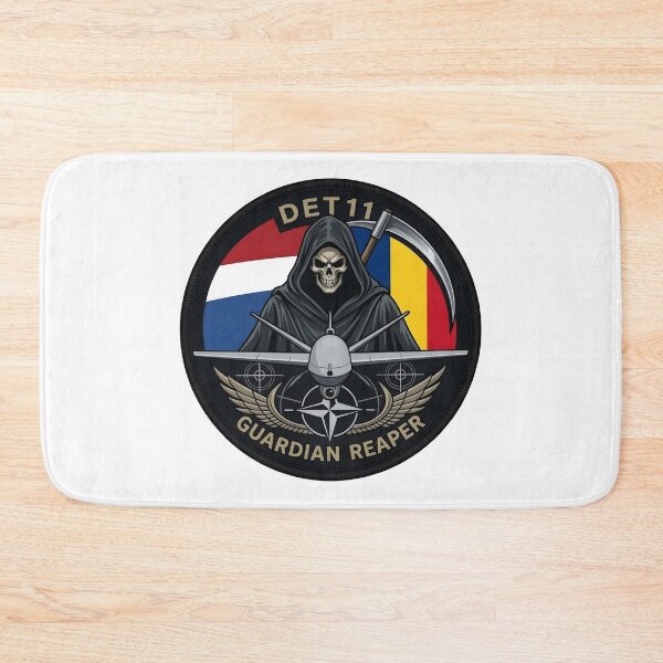 Item preview, Royal Netherlands Air Force Detachment 11 MQ-9 Reaper NATO Deployment Patch designed and sold by CharlieDesings.