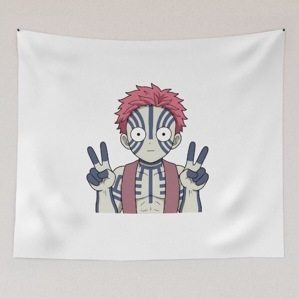 Item preview, Akaza Demon Slayer Calm Double Peace Portrait designed and sold by earlobejerk.