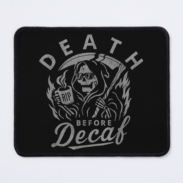 Item preview, Decaf Coffee Skeleton Skull designed and sold by goombi-creative.