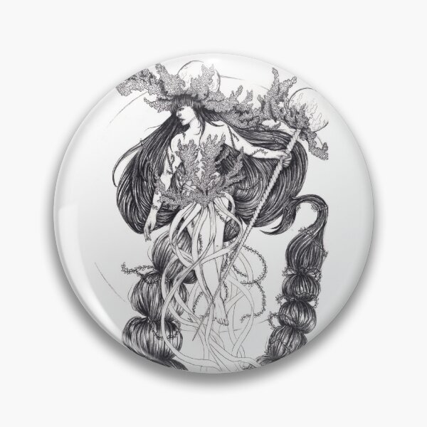 Item preview, Sea Witch full body drawing designed and sold by TheMuseMirage.