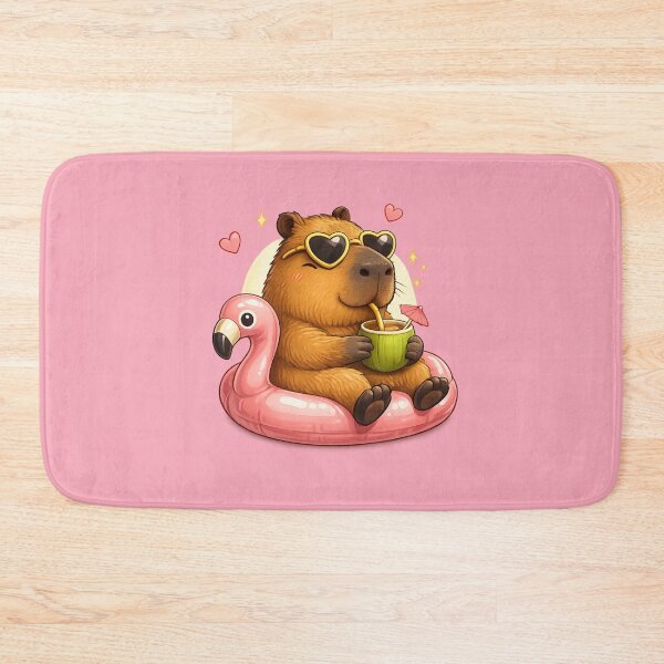 Item preview, Cute Relaxing Capybara Summer Vibes designed and sold by AndGarciart.