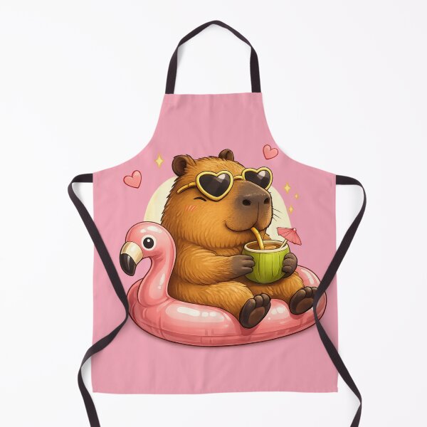 Item preview, Cute Relaxing Capybara Summer Vibes designed and sold by AndGarciart.