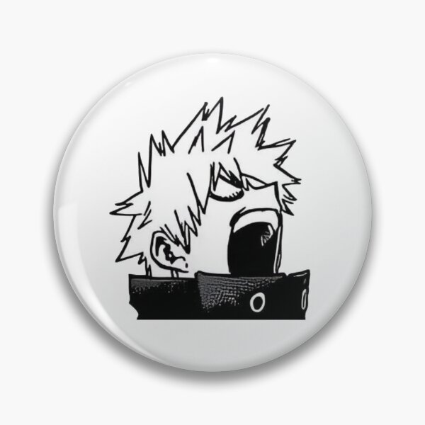Item preview, King Explosion Murder — Bakugo Howitzer Icon Black n White designed and sold by TheStickLab.