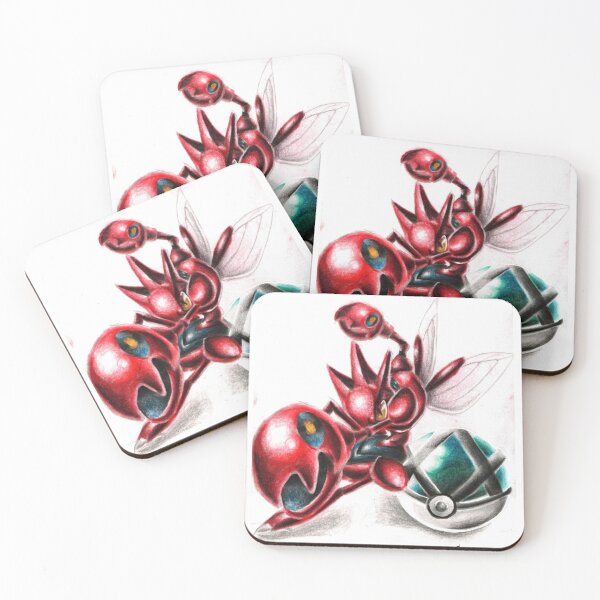 Item preview, Red Steel Insect Warrior & Net Capture Sphere designed and sold by CuervoRonronero.