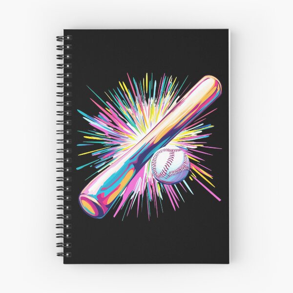 Item preview, Vibrant Baseball Bat and Ball designed and sold by rustonpoldoks.