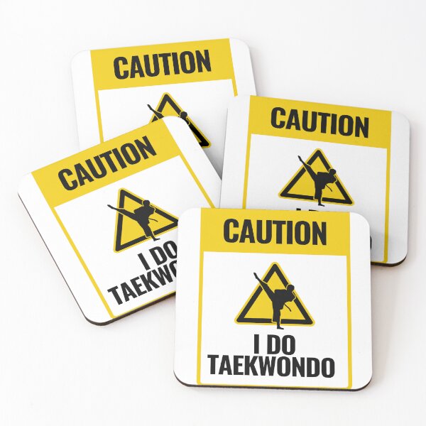 Item preview, Caution sign, taekwondo  designed and sold by honeyehshu.