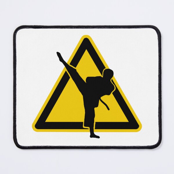 Item preview, Caution sign, taekwondo  designed and sold by honeyehshu.