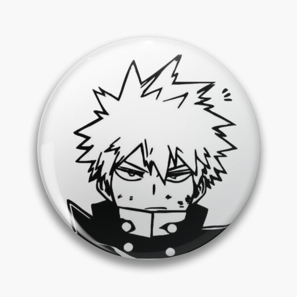 Item preview, King Explosion Murder — Bakugo MHA Icon Black n White designed and sold by TheStickLab.