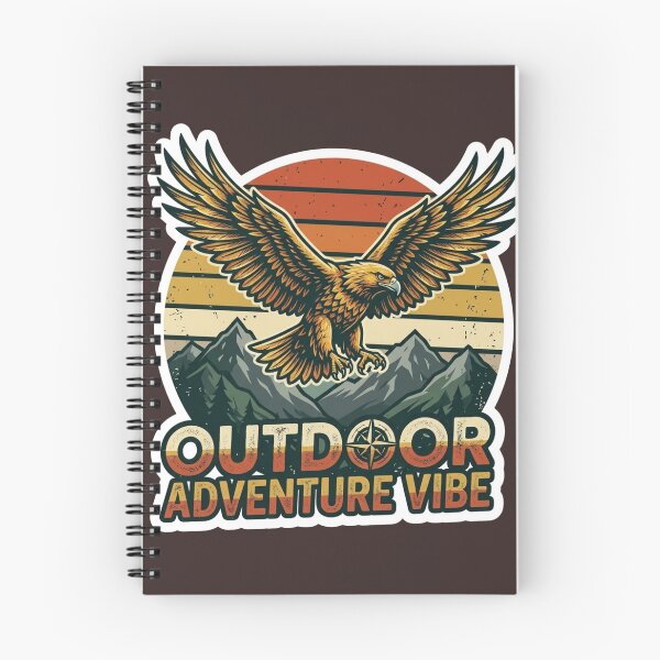 Item preview, Outdoor Adventure Vibe Eagle Vintage Sunset Nature Graphic T-Shirt designed and sold by Shivamartwark.