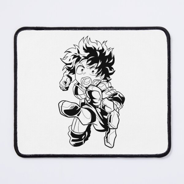 Item preview, The Symbol of Hope — Midoriya Izuku MHA Black n White designed and sold by TheStickLab.