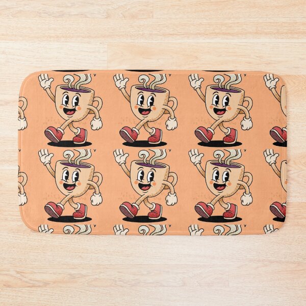 Item preview, Cute Vintage Coffee Cup Cartoon Character designed and sold by BoldcreationsM.