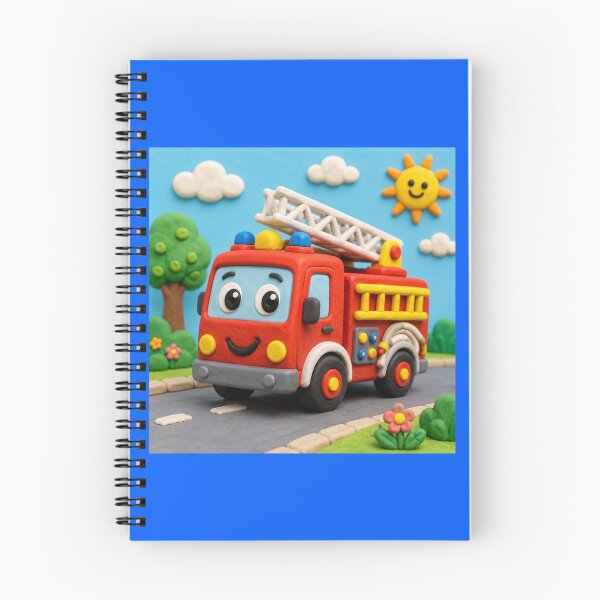 Item preview, Firetruck - clay designed and sold by AcornAndPebble.