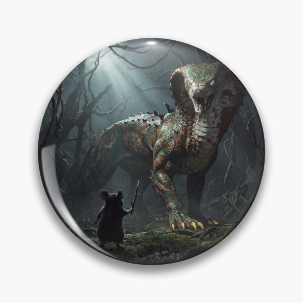 Item preview, The Tiny Warrior: Mouse vs. Serpent Beast designed and sold by Trevor Cutler.